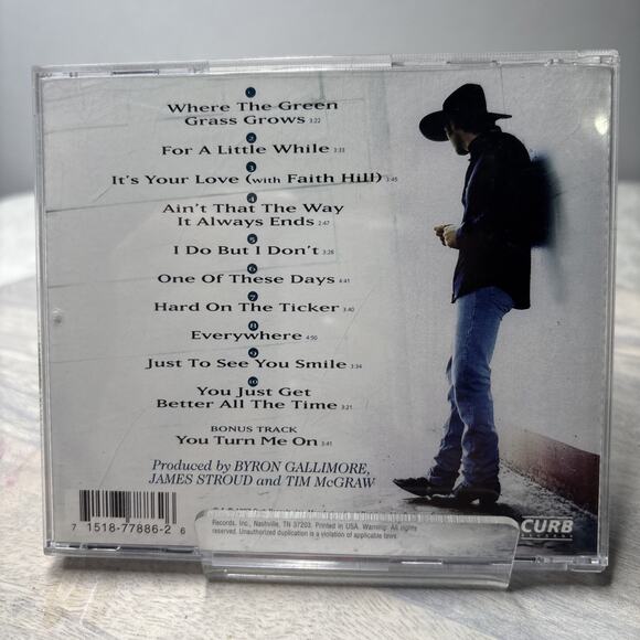 Tim McGraw Everywhere CD 1997 Curb Country - Picture 2 of 5